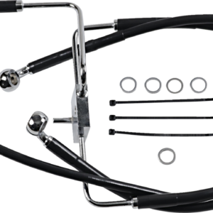 Brake Line - +8" - Black - XL