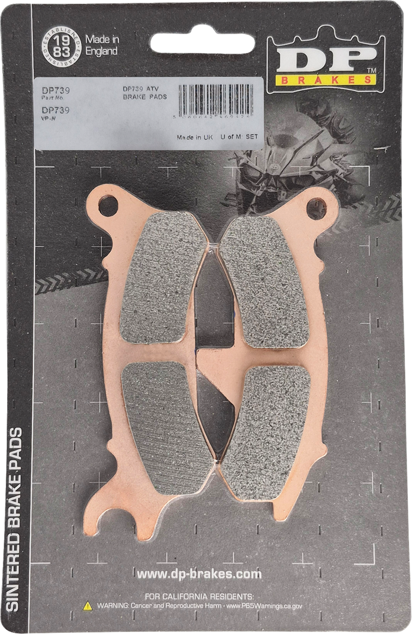 Sintered Brake Pads - Kawasaki Ridge Ranch - Front Right