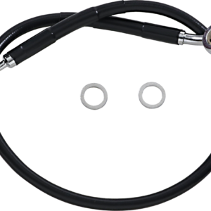 Brake Line - +2" - Black - '18-'23 Softail