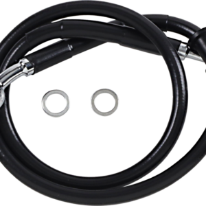 Brake Line - +2" - Black - '18-'24 Softail