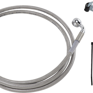 Brake Line - Front - +10" - Stainless Steel