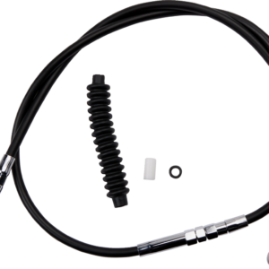High-Efficiency Black Vinyl Clutch Cable - 52-3/4"