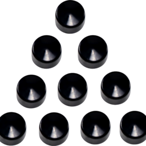 Bolt Covers - Allen/Socket - 1/4" - Black - 10 Pack