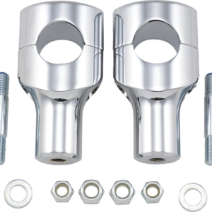 Big Buffalo Handlebar Risers - 3" - Chrome