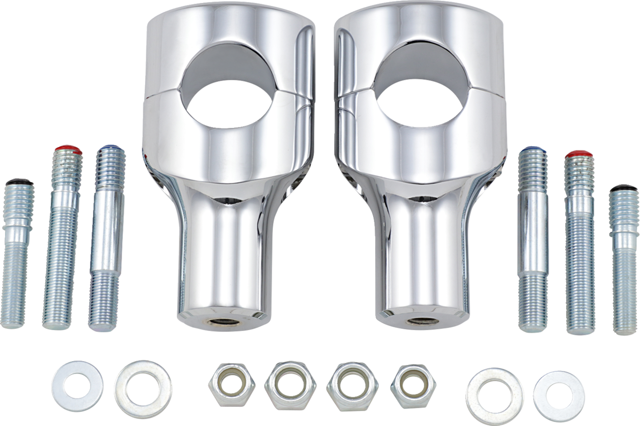 Big Buffalo Handlebar Risers - 3" - Chrome
