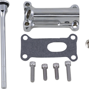 Engine Oil Spout Kit - Chrome - 93'-98' Touring