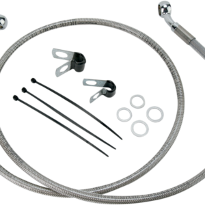 Brake Line - Front - +10" - Stainless Steel
