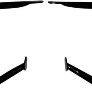 Rear Saddlebag Bars - Black - Touring