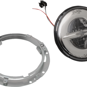 7" Reflector-Style LED Headlamp - Chrome