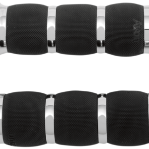 Rival Air Cushioned Grips - TBW - Chrome
