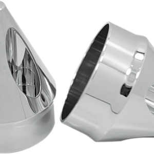 Front Axle Nut Cover - Chrome - Spike - 7/8"/1"