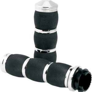3-Ring Air Cushioned Grips - Touring - Chrome