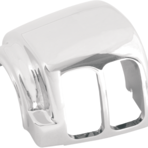 Handlebar Switch Housing Kit - Left - Upper - Smooth - Chrome