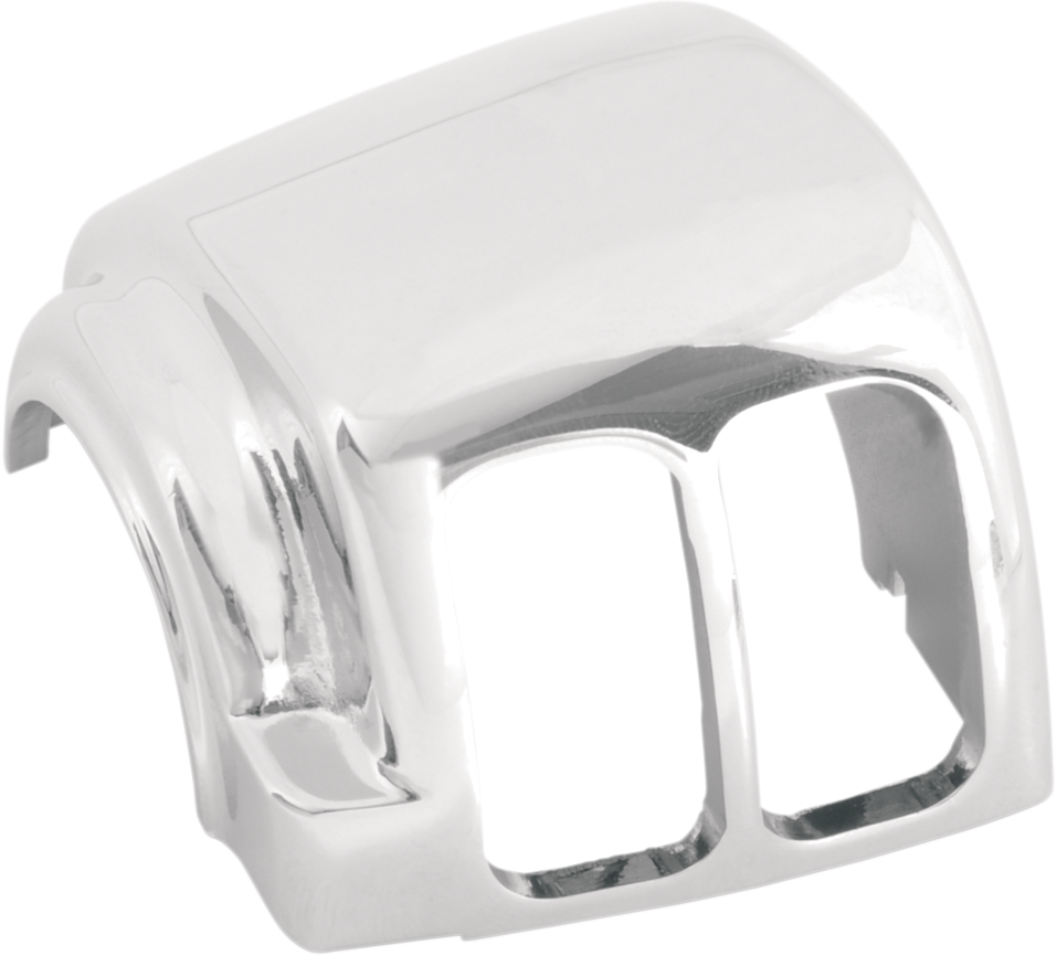 Handlebar Switch Housing Kit - Left - Upper - Smooth - Chrome