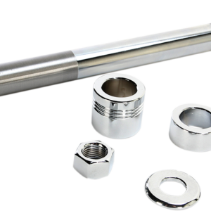 Axle Kit - Front - Chrome - '00-'06 Softail