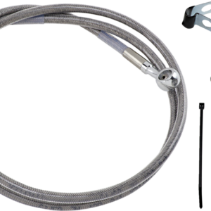 Brake Line - Front - +8" - Stainless Steel