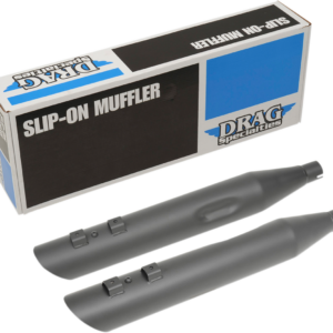 4" Slashdown Slip-On Mufflers - Black