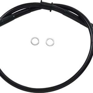 Brake Line - +4" - Black - '18-'21 Softail