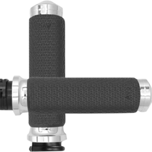 Vibration Dampening Memory Foam Grips - Small - Chrome
