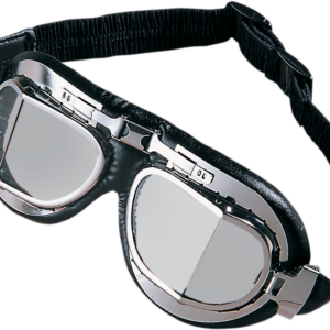 Red Baron Goggle - Stainless Steel - Tinted Lens