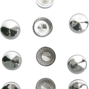 Bolt Covers - Hex - 1/2" - Chrome - 10 Pack