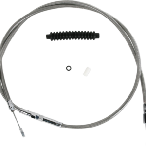 High-Efficiency Braided Stainless Steel Clutch Cable - 60"