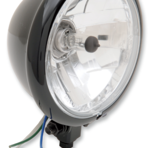 Bottom Mount Springer Headlight - 5-3/4" - Black