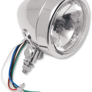 Spotlight - 4-1/4" - w/Running Light - Clear Lens