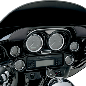 Billet Indicator Light Bezel - Chrome