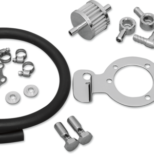 Crankcase Breather with Support Bracket Kit - Sportster