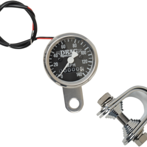 Mini Speedometer - Black - 2240:60 Ratio - 1-7/8"