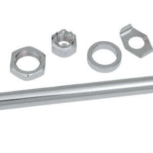 Axle Kit - Rear - Chrome - '67-'72 Electra Glide