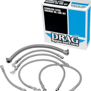 Oil Line Kit - Stainless Steel - Softail