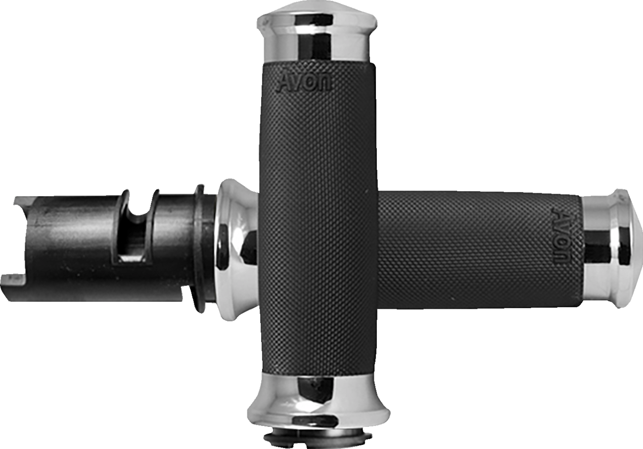 Custom Contour Grips - TBW - Chrome