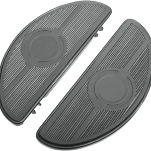 Half-Moon Floorboard - w/o Vibration Inserts - Black - FL