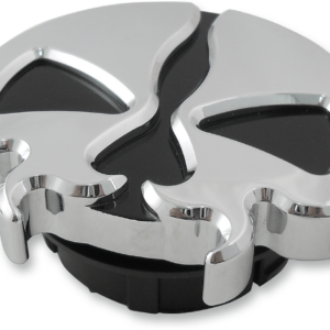 Gas Cap - Dummy - Split Skull - Chrome