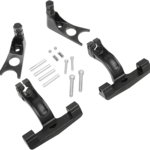 Passenger Floorboard Mount - Black - FL/FX