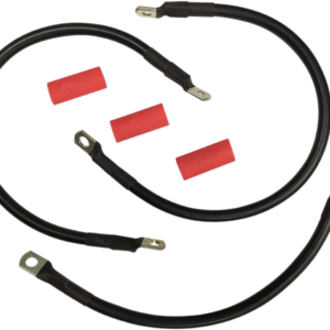 Black Battery Cable Set - '82-'88 FXR