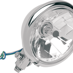 Bottom Mount Springer Headlight - 5-3/4" - Chrome