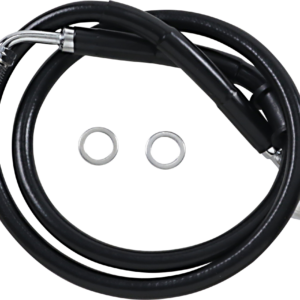 Brake Line - +6" - Black - '18-'21 Softail