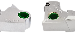 Slotted Wide Blade Lever Set - Chrome