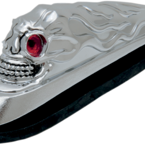 Skull Head - Illuminated Eyes - Chrome