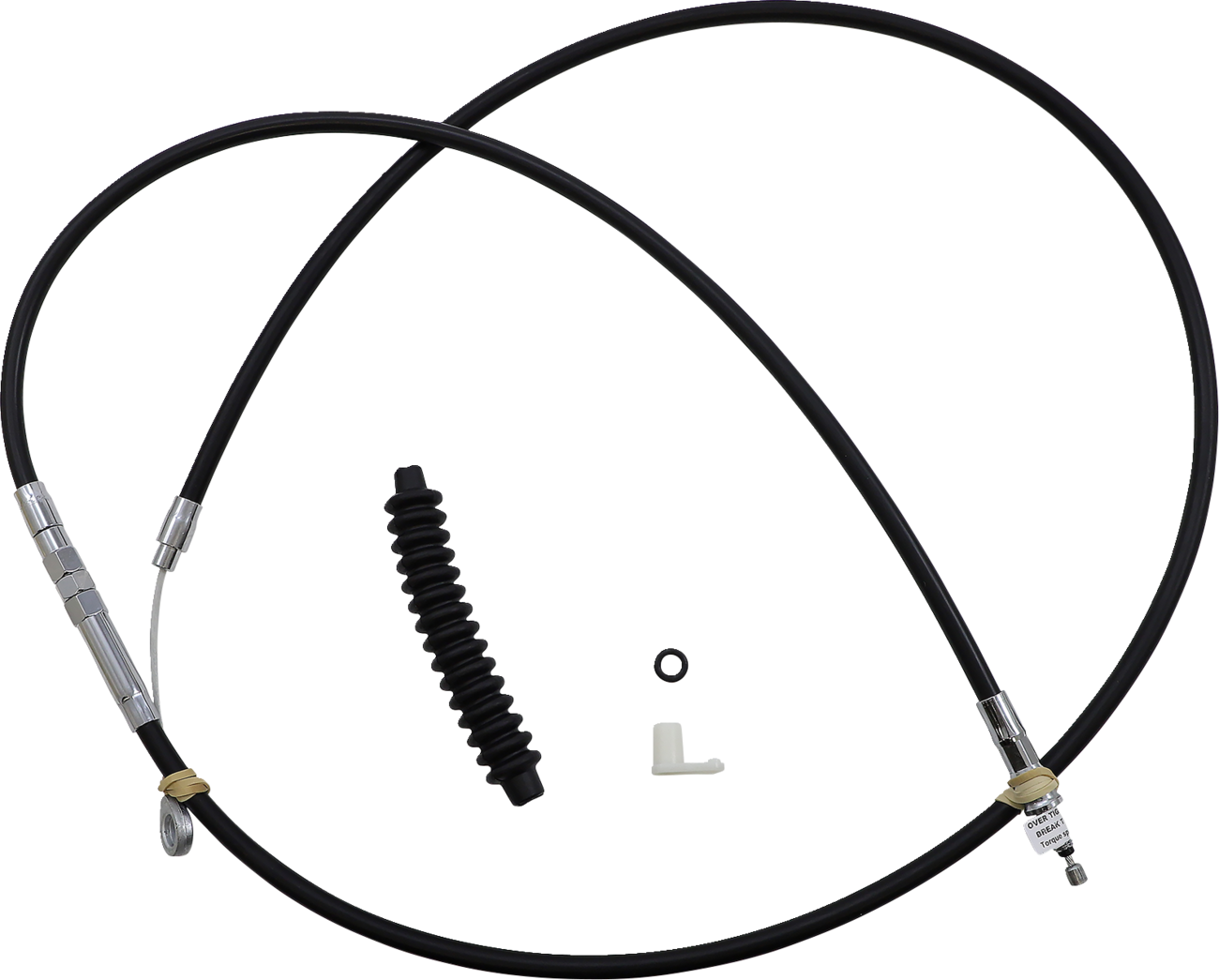 High-Efficiency Black Vinyl Clutch Cable - 74"