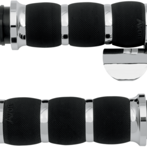 3-Ring Air Cushioned Grips - Throttle Boss - Chrome