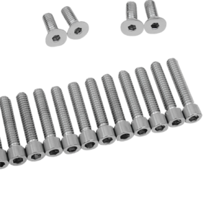 Bolt Set - Cam/Primary/Inspection/Derby Cover - Smooth - '70-'84 Harley-Davidson