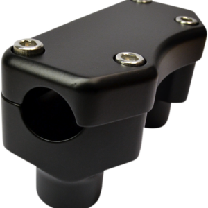 Handlebar Riser & Top Clamp Kit - 1-1/2" - Buffalo - Flat Black