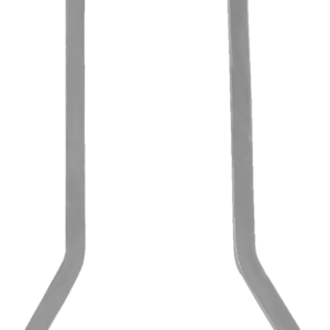 Square Sissy Bar - Chrome - 15.14" H x 8.25" W