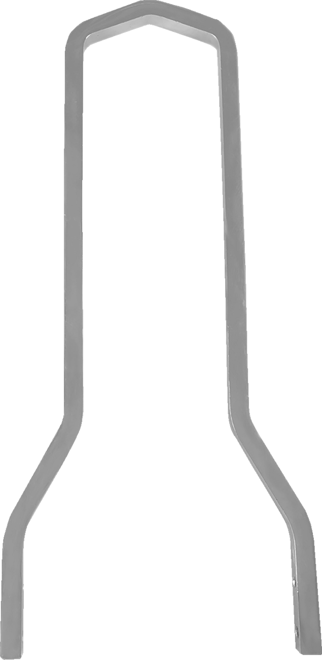 Square Sissy Bar - Chrome - 15.14" H x 8.25" W