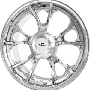 Wheel - Largo 3D - Rear - Single Disc/with or without ABS - Chrome - 18x7