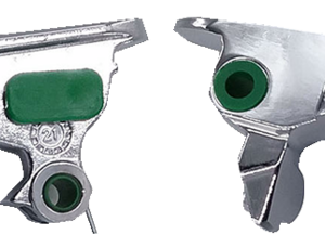 Wide Blade Lever Set - Chrome